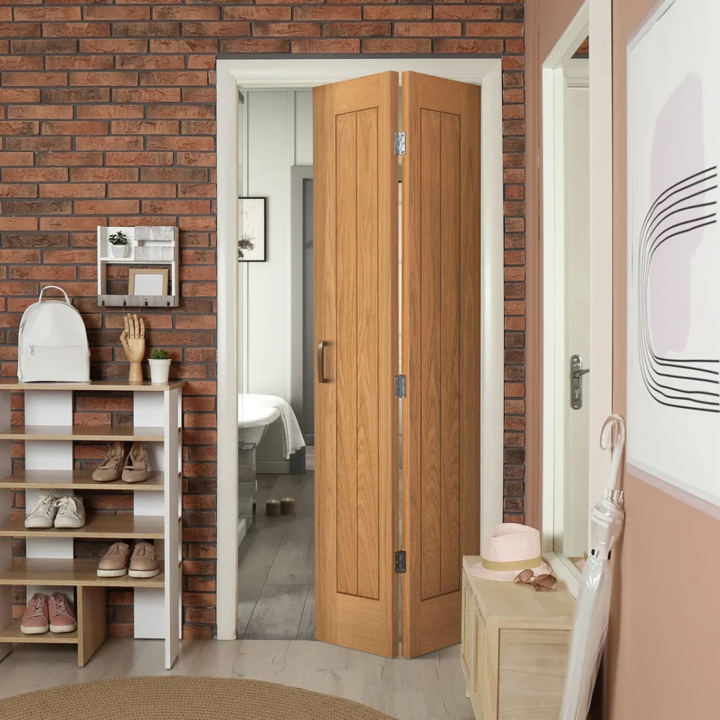 Pattern Light Clear Folding Door