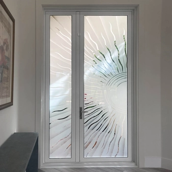 Etched Glass Doors