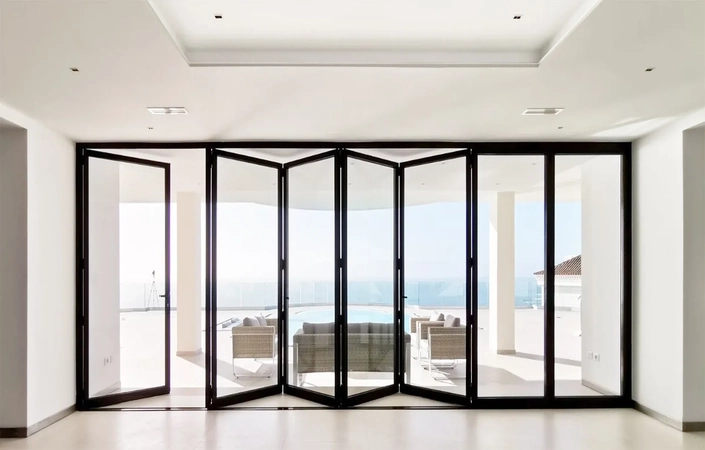 Folding Glass Door Panels