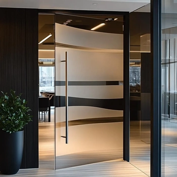 Frosted Glass Doors