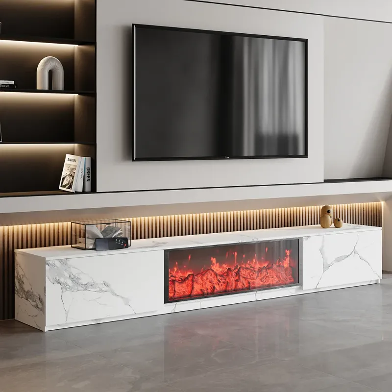 marble-veneer-flame-light-media-unit