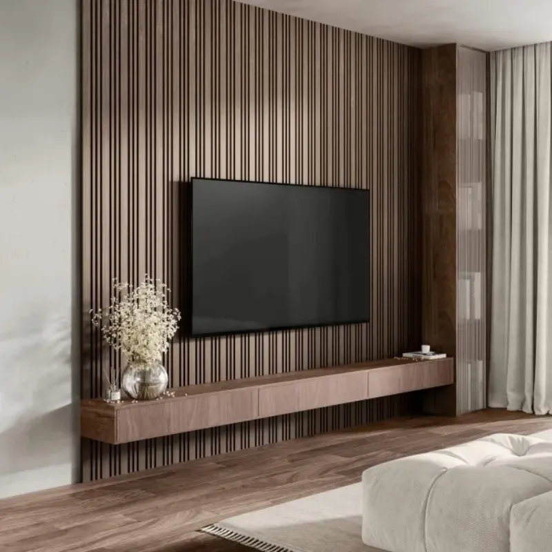 trepanel-walnut-black-felt-wall-panels